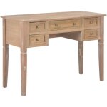Vidaxl - bureau marron 109, 5 x 45 x 77, 5 cm bois
