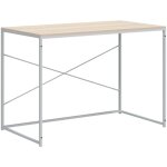Vidaxl - bureau d'ordinateur blanc ch�ne 110x60x70 cm bois d'ing�nierie