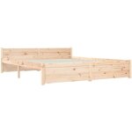Vidaxl - cadre de lit lit adulte pour chambre à coucher bois massif 160x200 cm Vidaxl - cadre de lit lit adulte pour chambre à coucher bois massif 160x200 cm