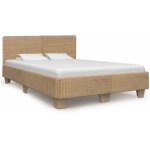 Vidaxl - cadre de lit avec t�te de lit sans matelas rotin v�ritable