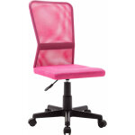 Vidaxl - chaise de bureau rose 44x52x100 cm tissu en maille