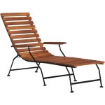 Vidaxl - chaise de terrasse d'ext�rieur bois d'acacia solide