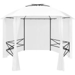 Vidaxl ? chapiteau de jardin 360x312x265 cm ? tissu polyester 180 g / m� ? cadre acier enduit de poudre ...