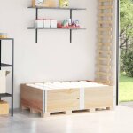 Vidaxl - colliers de palette 2 pcs 150x100 cm bois de pin solide