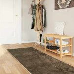 Vidaxl coureur de tapis marsa vert for�t 250 x 100 cm polyester et pvc