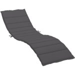Coussin de chaise longue anthracite 200x60x3 cm tissu oxford vidaxl Coussin de chaise longue anthracite 200x60x3 cm tissu oxford vidaxl