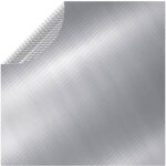 Couverture de piscine argent� 381 cm pe