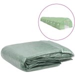 Vidaxl ? couverture de remplacement pour serre 300x1200x200cm ? en pe 140g / m� ? 16 fen�tres de ventilation ...