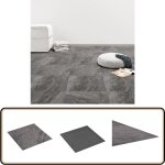 Dalles de plancher pvc autoadhsif 5, 11 m noir avec motif - carrelage pvc - dallettes de sol - planchers ...