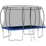 Vidaxl - ensemble de trampoline rectangulaire 335x244x90 cm 150 kg