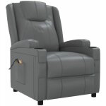 Fauteuil de massage �lectrique chaise de massage fauteuil design fauteuil relax anthracite similicuir ...