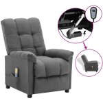Fauteuil de fauteuil rembourr inclinable en tissu disponible en diffrentes couleurs couleur : gris