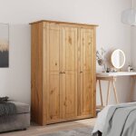 Vidaxl - garde - robe � 3 portes 118x50x171, 5 cm pin assortiment panama