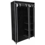 Garde - robe pliable noir 110 x 45 x 175 cm