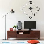 Vidaxl - horloge murale 3d design moderne noir et blanc 100 cm xxl Vidaxl - horloge murale 3d design moderne noir et blanc 100 cm xxl