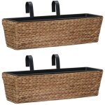 Jardini�res 2 pcs jacinthe d'eau vidaxl