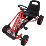 Vidaxl - kart � p�dales pour enfants rouge