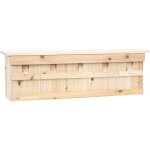 Maison pour moineau avec 5 chambres 68x15x21 cm bois de sapin vidaxl