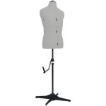 Vidaxl - mannequin de couture ajustable pour homme gris taille 37 - 45