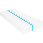 Matelas 140x200 cm 7 zones mousse pu 16 cm h2 h3