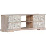 Vidaxl - meuble tv 120x30x40 cm bois d'acacia massif