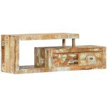 Meuble tv 120x30x40 cm bois de rcupration massif vidaxl
