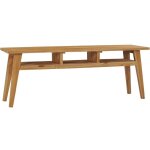 Meuble tv 120x35x45 cm bois de teck massif vidaxl