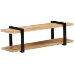 Meuble tv 247885 cm bois de manguier massif vidaxl