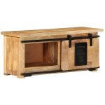 Meuble tv 90x35x40 cm bois massif de manguier vidaxl
