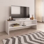 Vidaxl - meuble tv blanc 120x40x40 cm bois d'ing�nierie
