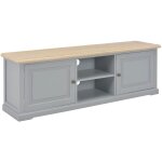 Meuble tv gris 120x30x40 cm bois vidaxl