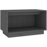 Meuble tv gris 60x35x35 cm bois de pin massif Meuble tv gris 60x35x35 cm bois de pin massif
