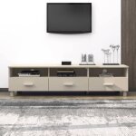 Meuble tv hamar marron miel 158x40x40 cm bois massif de pin vidaxl Meuble tv hamar marron miel 158x40x40 cm bois massif de pin vidaxl