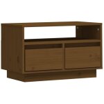 Vidaxl - meuble tv marron miel 60x35x37 cm bois de pin massif Vidaxl - meuble tv marron miel 60x35x37 cm bois de pin massif