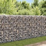 Vidaxl - mur � gabion avec couvercles acier galvanis� 20x20x100 cm