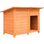 Vidaxl - niche pour chiens bois de pin et de sapin solide 120x77x86 cm