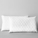 Oreillers lot de 2 80x40x14 cm mousse � m�moire de forme vidaxl