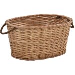 Panier à bois de chauffage poignées de transport 58x42x29 cm Panier à bois de chauffage poignées de transport 58x42x29 cm