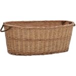 Panier � bois de chauffage poign�es de transport 88x57x34 cm
