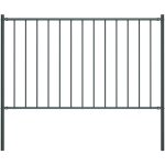 Panneau cl�ture poteau acier enduit poudre 1, 7x0, 75m anthracite