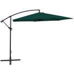 Parasol de jardin en porte -  - faux 3 m vert vidaxl