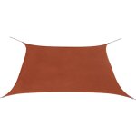 Vidaxl - parasol en tissu oxford carr 3, 6x3, 6 m ocre marron