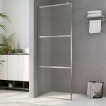 Paroi de douche � l'italienne � verre esg transparent 100x195cm vidaxl