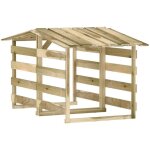 Vidaxl - pergolas avec toits 2 pcs 100x90x100 cm bois de pin imprégné Vidaxl - pergolas avec toits 2 pcs 100x90x100 cm bois de pin imprégné