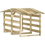 Vidaxl - pergolas avec toits 2 pcs 100x90x100 cm bois de pin impr�gn�