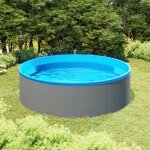Vidaxl - piscine à éclaboussures 350x90 cm gris Vidaxl - piscine à éclaboussures 350x90 cm gris