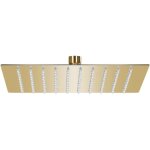 Pomme de douche pluie acier inoxydable 20x20 cm carr�e dor� - vidaxl