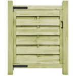 Vidaxl - portillon bois de pin imprgn 100x100 cm vert