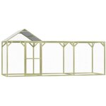 Poulailler 4, 5x1, 5x2 m pin�de impr�gn�e