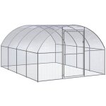 Vidaxl ? poulailler enclos ext�rieur 3x4x2 m ? acier galvanis� ? cage pour poules et petits animaux ? ...